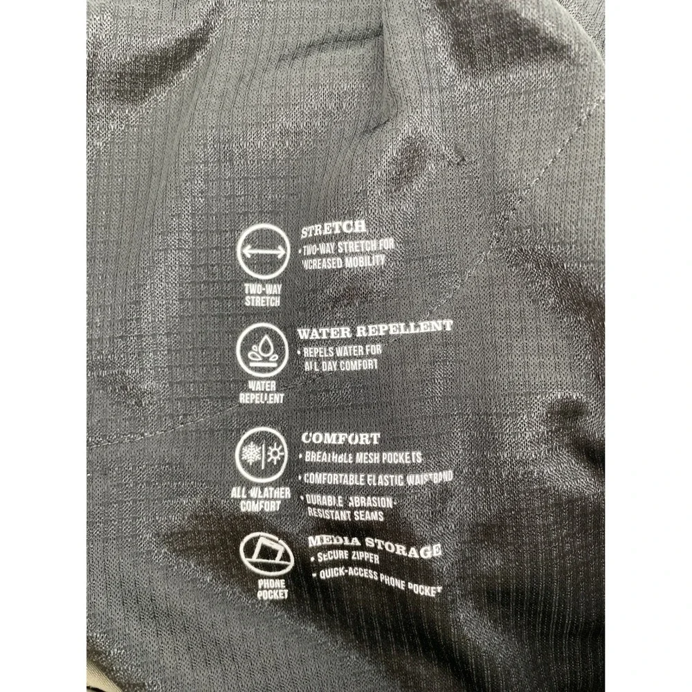 Orvis Tech Pants Mens 36X30 *36x28* Green Outdoor Hiking Water Repellent Stretch